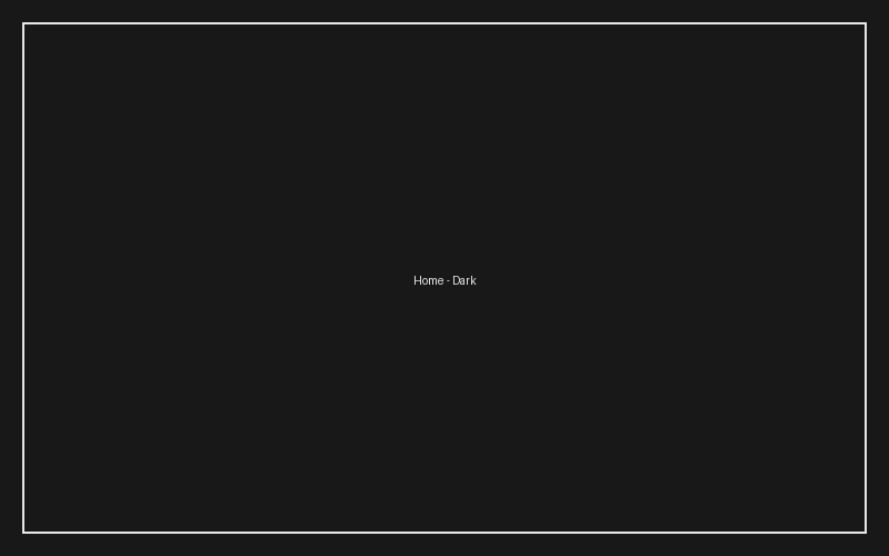 Home screen, dark